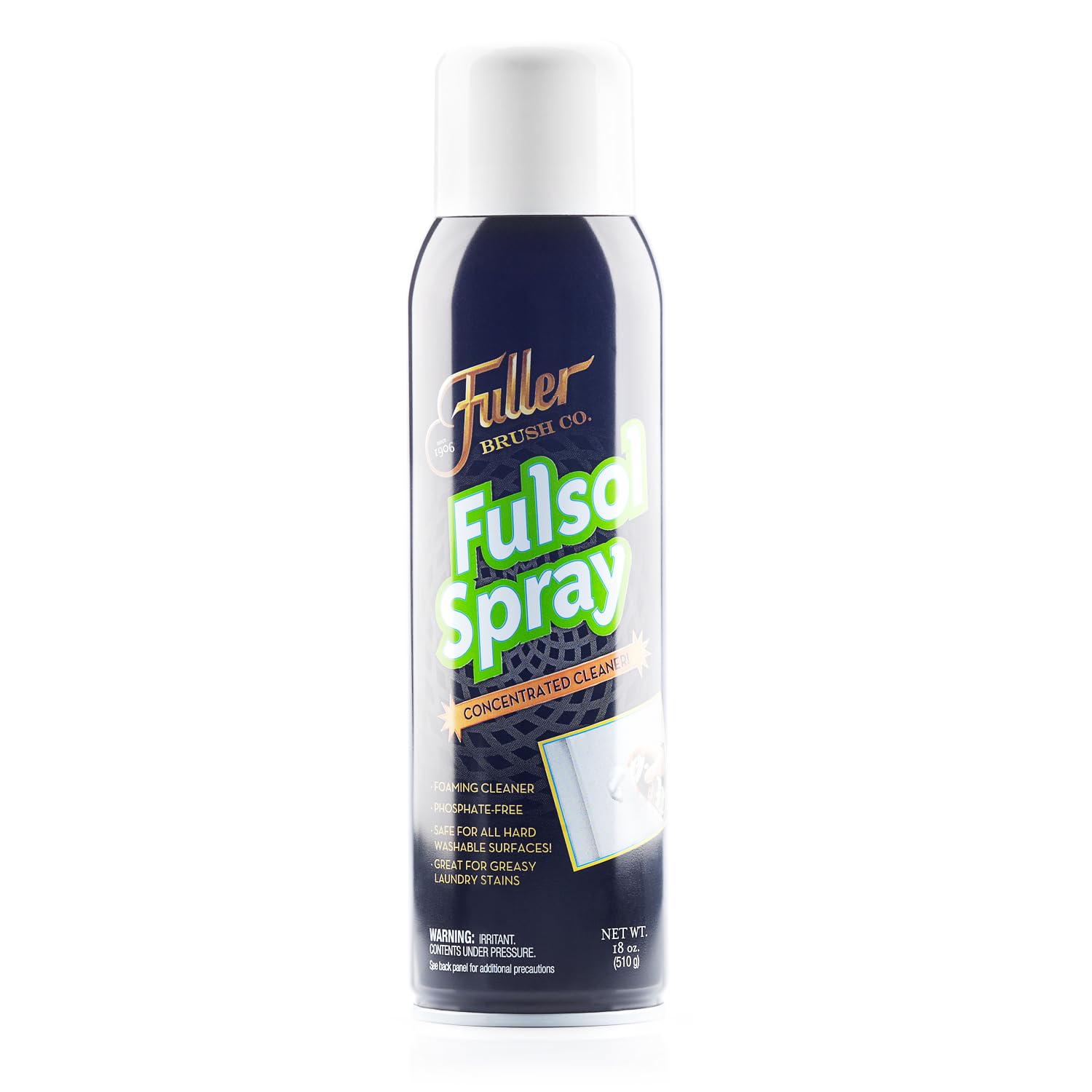Fuller Brush Fulsol Heavy Duty Degreaser Spray - Multi-Surface Cleaning for Grime, Grease & Oil - Commercial Strength Solvent for Laundry, Car Engines, Motorcycles & Kitchens | Perfect for Auto Shops, Restaurants & Home Deep Cleaning