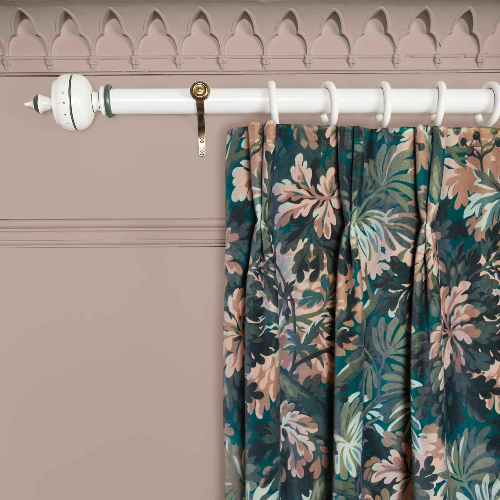 Luxury FORIS Velvet Curtains in Cerulean Blue - Blackout Drapes for Living Room & Bedroom - Soft Thermal Insulated Window Treatments for Home Decor
