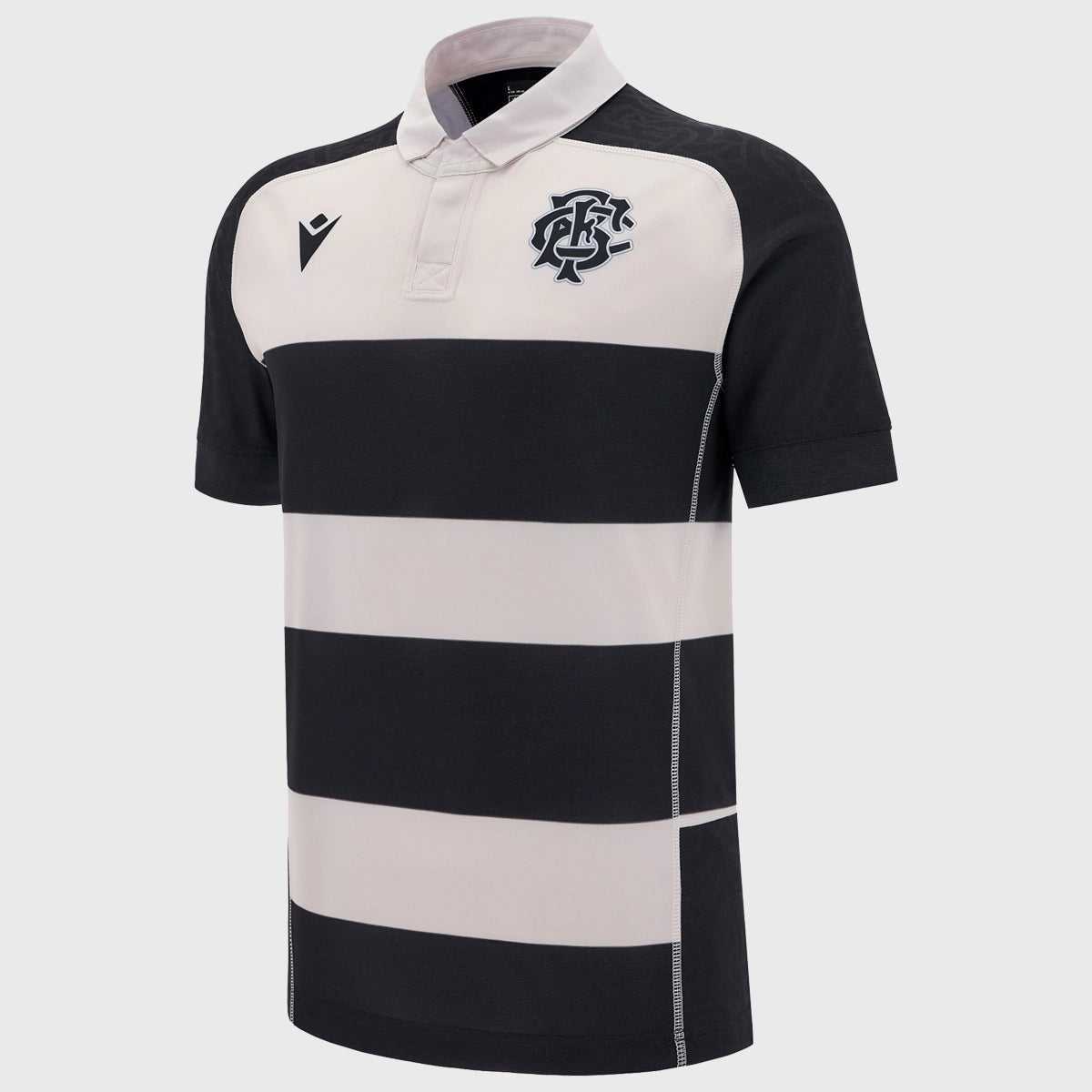 Macron Barbarians Kids Replica Rugby Jersey 2025 - Authentic Youth Rugby Shirt for Match Day & Fan Support