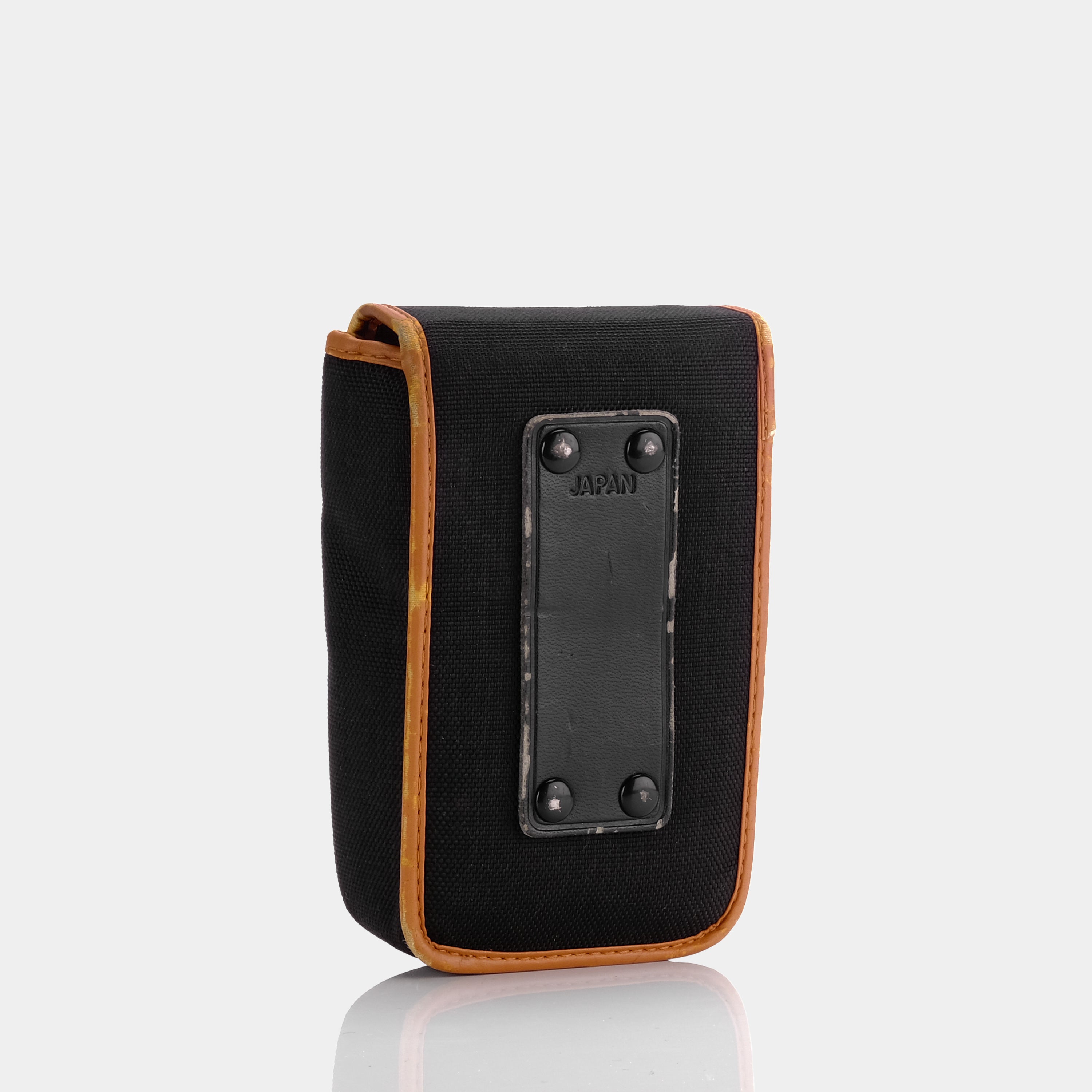 Canon Brown & Black Canvas Point and Shoot Camera Case - Durable Protective Cover for Travel, Hiking & Everyday Use