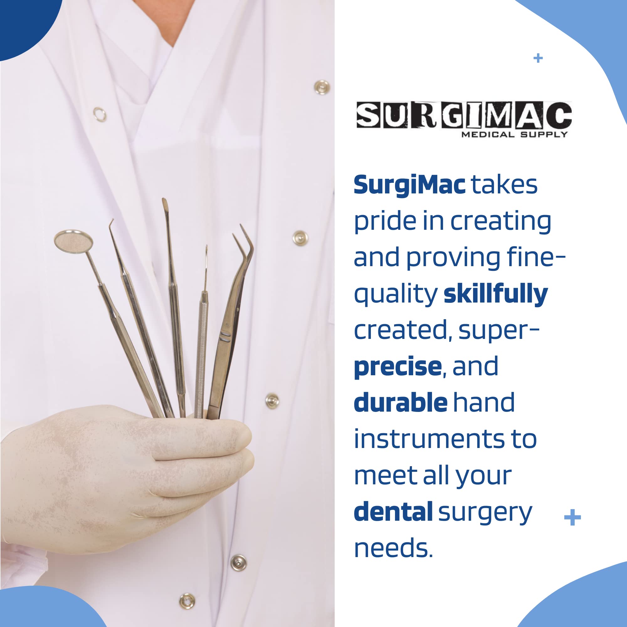 5-Pack Dental Cement Spatula Set for Restorative Fillings, Wax & Clay Sculpting - Professional Lab Instruments for Dentists & Artists - Perfect for Dental Clinics, Art Studios & DIY Projects