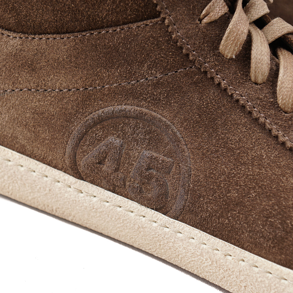 Santoni for AMG Mid Top Suede Sneakers - Premium Men's Luxury Casual Shoes for Driving & Everyday Wear | Stylish Comfort for Business & Leisure Outfits