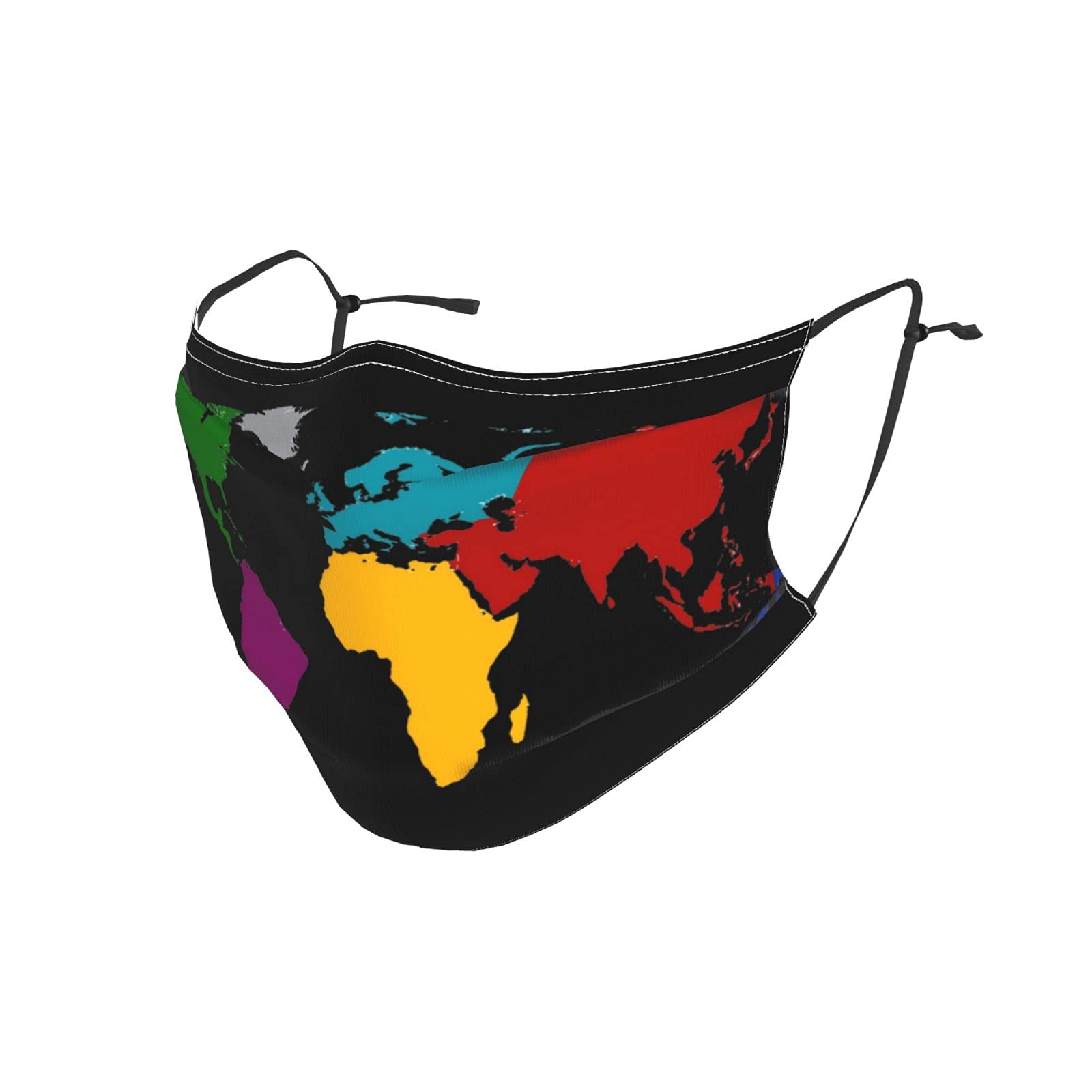 Reusable Washable Face Masks with 2 Adjustable Filters - Large Mouth Bass Design Custom Face Cover for Outdoor Activities, Fishing, Hunting & Daily Protection