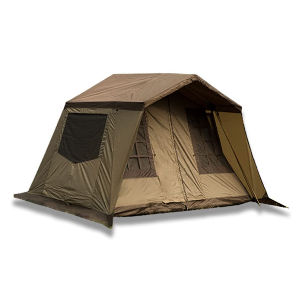 3-4 Person Instant Cabin Tent - Waterproof Family Camping Tent with Top Rainfly & Carry Bag | Easy Setup for Hiking, Glamping, Beach & 4-Season Outdoor Adventures