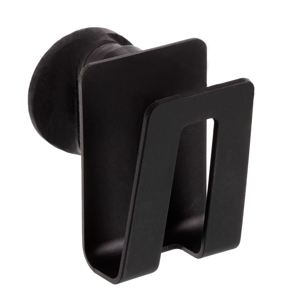 Magisso Magnetic Sponge Holder for Kitchen Sink - Black Eco-Friendly Composite Material | Space-Saving Organizer for Dishes, Utensils & Cleaning Tools