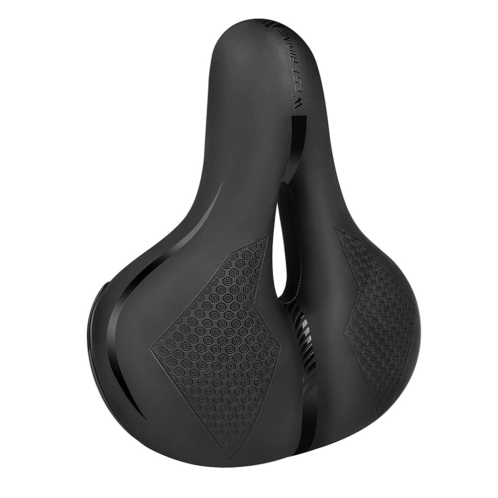 **Premium Oversized Bike Seat Cushion – High-Rebound Memory Foam for Maximum Comfort – Universal Fit for MTB, Road, Folding & Exercise Bikes – Ideal for Long Rides, Commuting & Indoor Cycling**