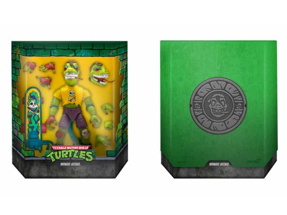 Teenage Mutant Ninja Turtles ULTIMATES! Mondo Gecko Action Figure - Collectible TMNT Toy for Fans & Display - Perfect for Play, Collection, and Home Decor