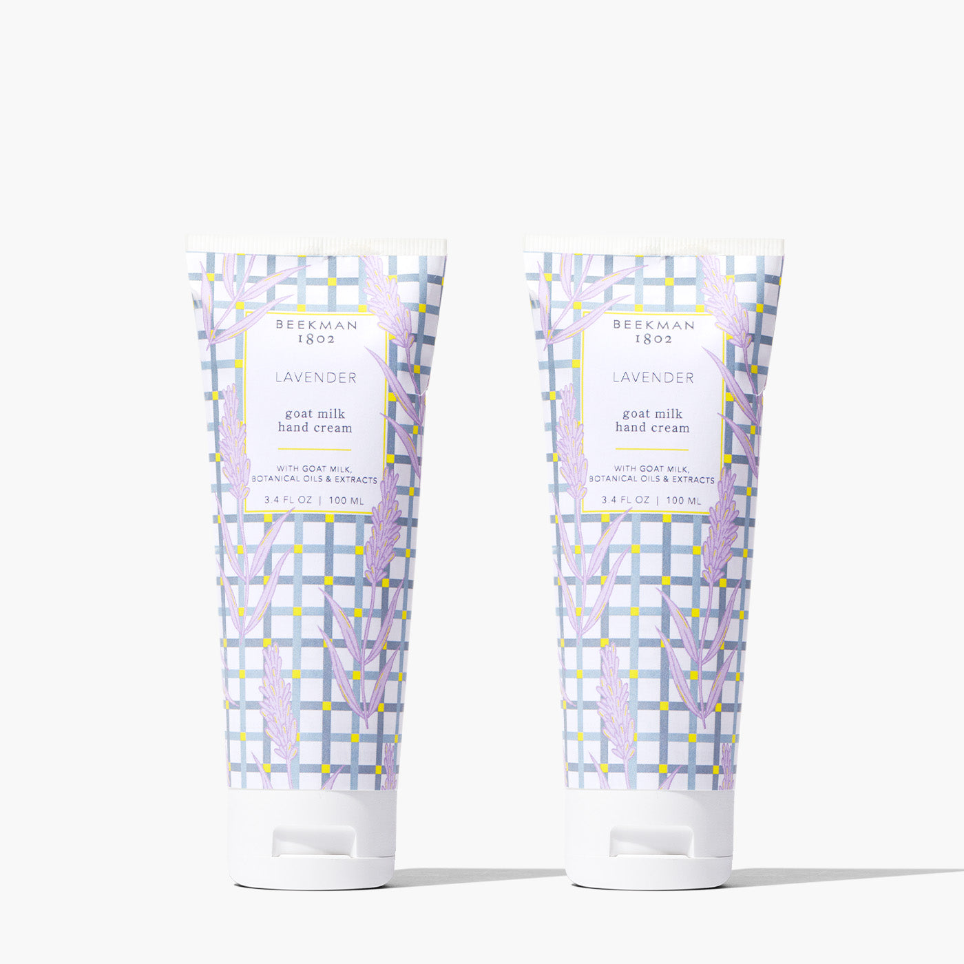 Organic Lavender Hand Cream Set of 2 - Moisturizing & Soothing Dry Skin - Perfect for Gift, Travel & Daily Hand Care