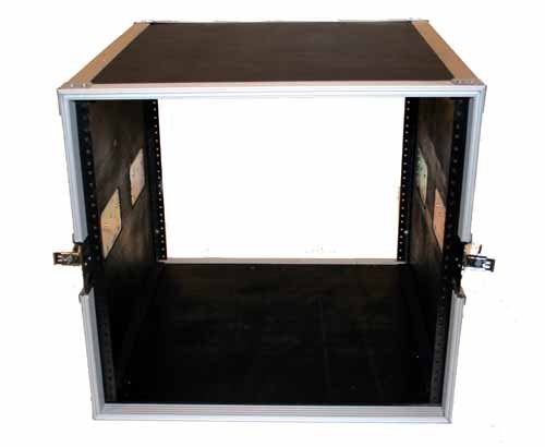 Seismic Audio 10U Rack Case for Amplifiers, Effects, Mixers & PA/DJ Pro Audio Equipment - Durable & Portable Studio & Live Sound Storage Solution