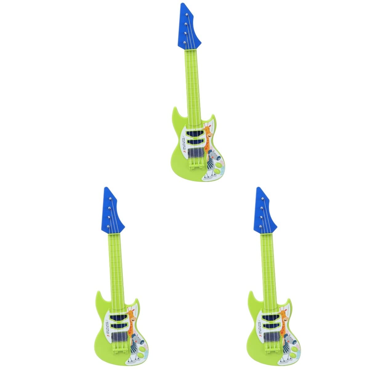 3-Piece Kids Guitar Toy Set - Colorful Mini Ukulele Musical Instruments for Toddlers & Children | Perfect for Birthday Gifts, Early Music Education & Pretend Play