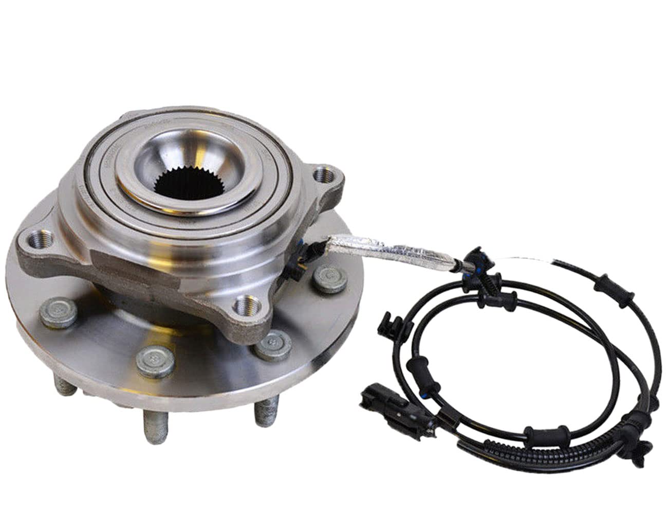 515162 Front Wheel Hub Assembly Compatible with Ram 2500 3500 - 8 Lug ABS Wheel Bearing and Hub Pair - Perfect for Off-Roading, Towing & Heavy-Duty Truck Maintenance