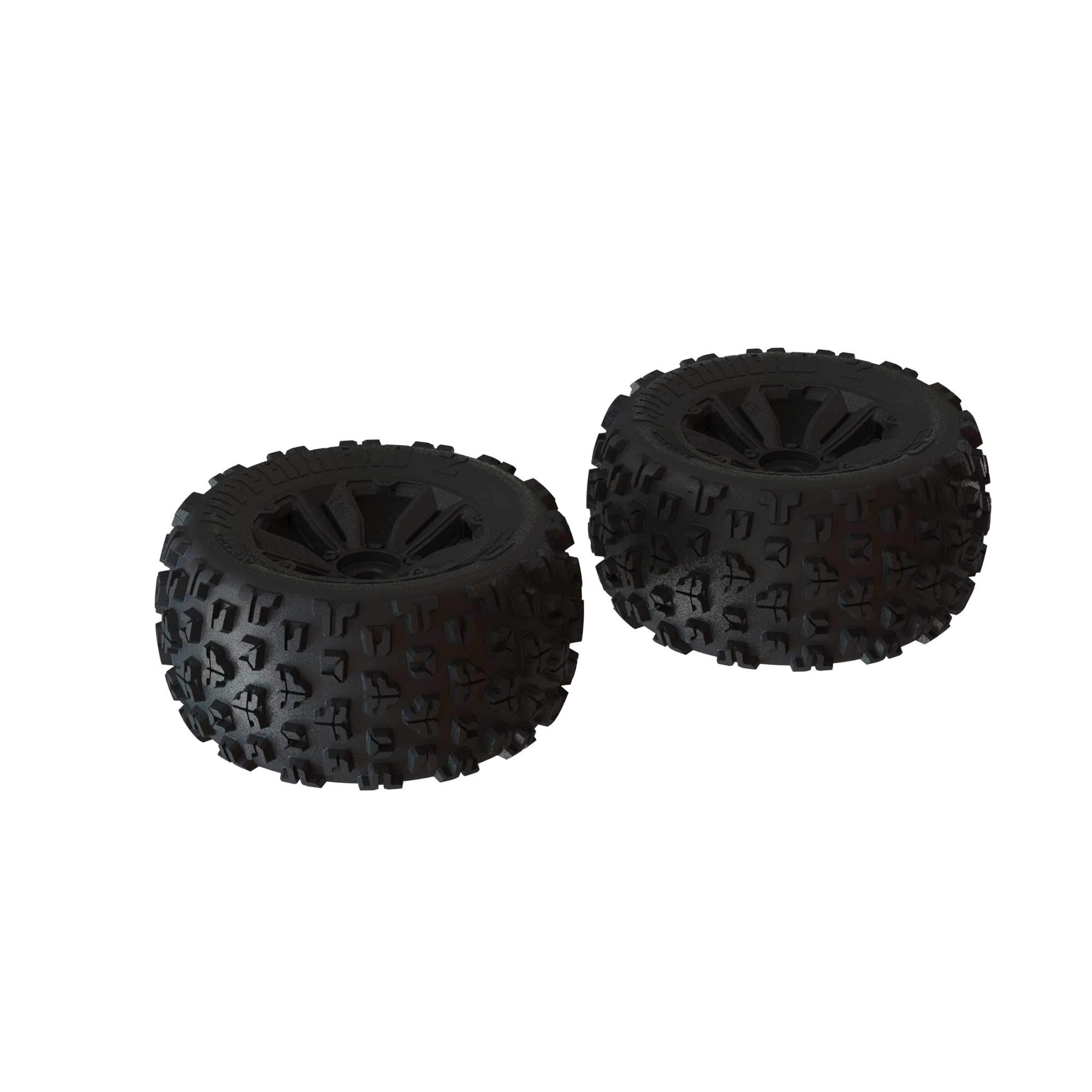 ARRMA 1/8 Scale dBoots Copperhead2 MT Pre-Mounted Tires - Front/Rear 3.8