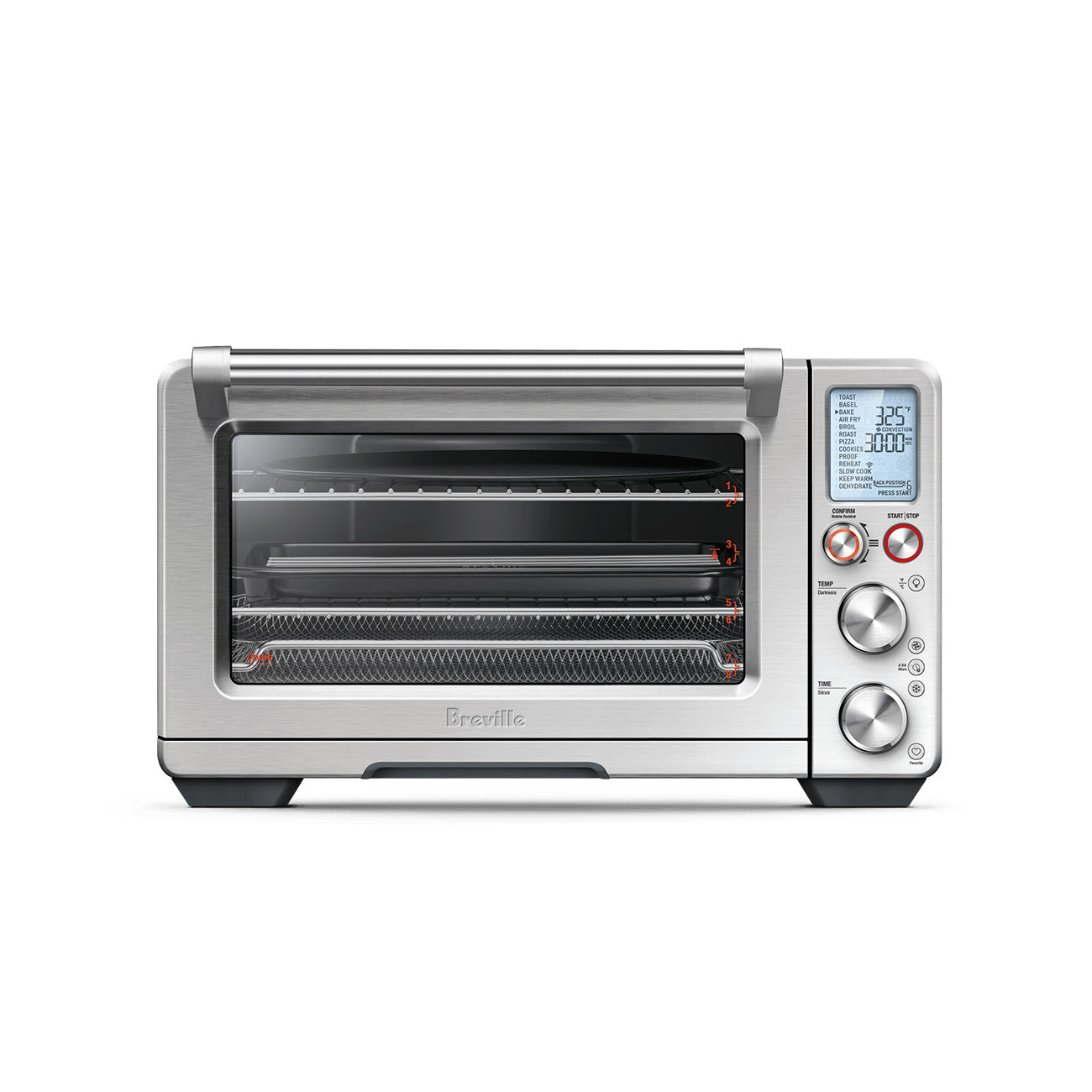 Breville the Joule Oven Air Fryer Pro - Countertop Convection Toaster Oven with Air Fryer Function, Brushed Stainless Steel (BOV950BSS1BCA1) - Perfect for Baking, Roasting & Healthy Air Frying at Home
