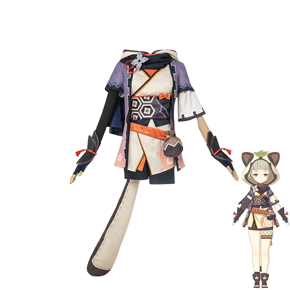 Genshin Impact Sayu Cosplay Costume Deluxe Full Set - Anime Game Character Uniform Halloween Outfit for Women & Girls | Perfect for Cosplay Events, Halloween Parties, and Anime Conventions