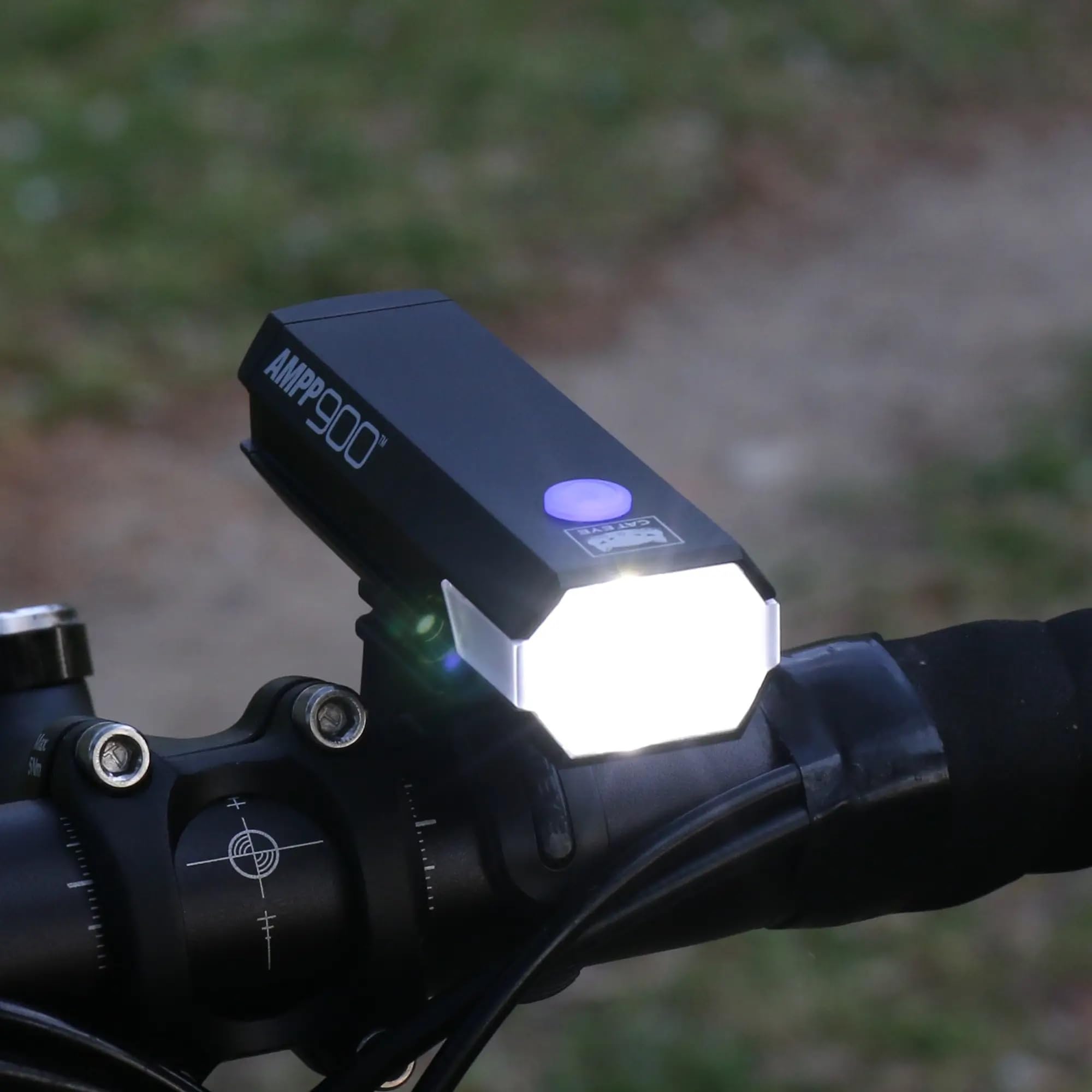 CATEYE AMPP Rechargeable Bike Headlight & ViZ USB Rechargeable Daytime Safety Light Combo Kit - Perfect for Cycling, Night Riding, and Outdoor Adventures