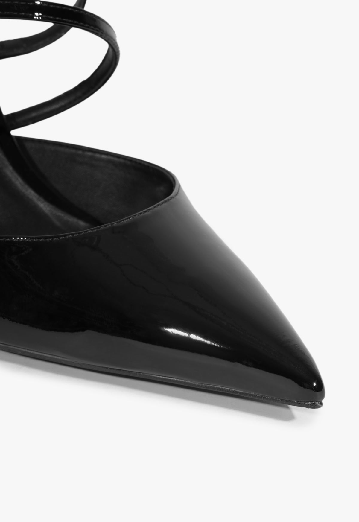 Annie Patent Leather Pump Shoes - R25 Mid Heel Height 2.5
