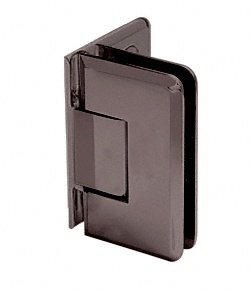 CRL Oil Rubbed Bronze Cologne 544 Series 5176 Wall Mount Offset Back Plate Hinge - Heavy Duty Pre-Set Hinge for Cabinet Doors, Closet Doors & Furniture (Set of 2) - Perfect for Home Renovation & DIY Projects