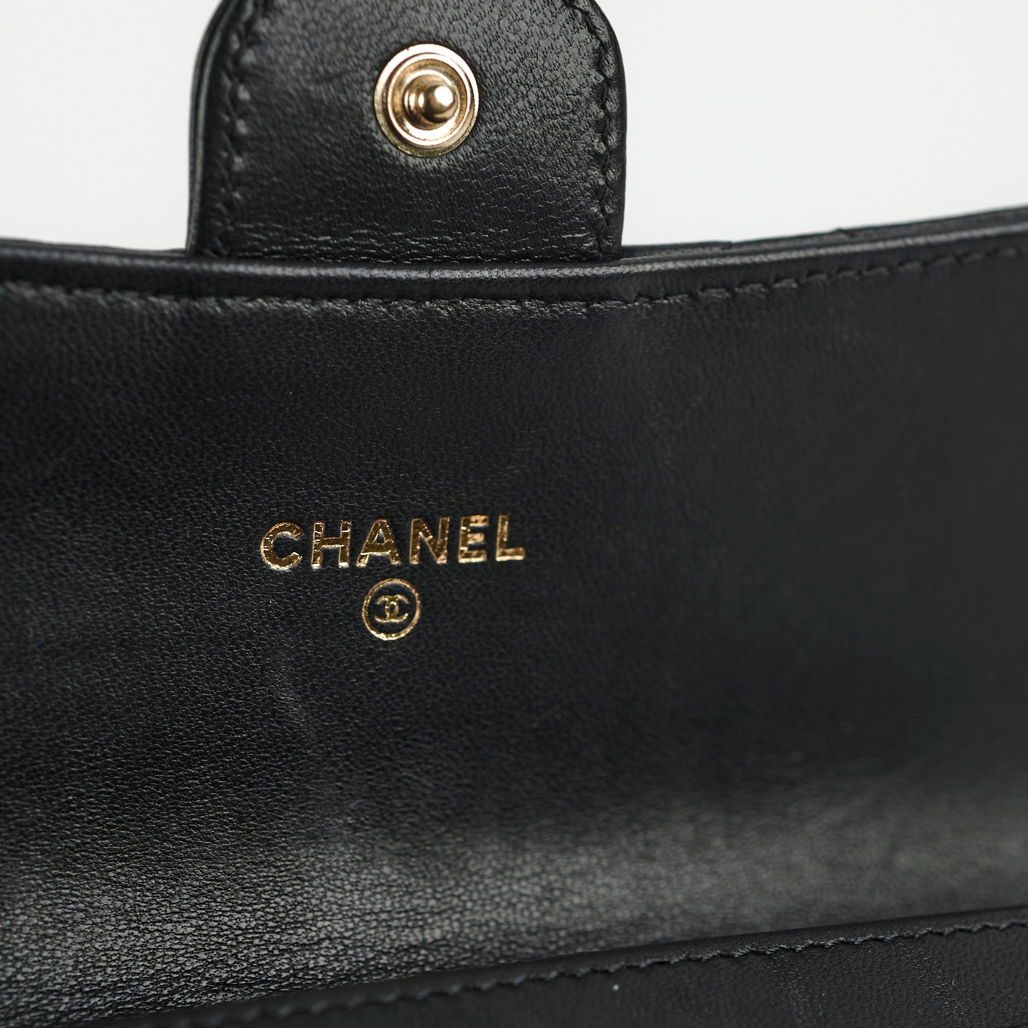 Chanel Lambskin Black Wallet Series 19 - Luxury Leather Card Holder for Women | Perfect for Everyday Use, Travel & Gift Giving