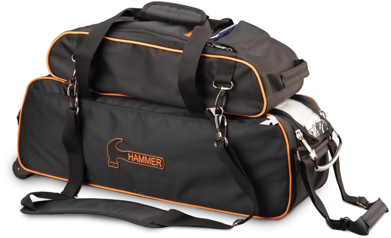 Premium Slim Triple Tote Bag with Shoe Pouch - Lightweight & Durable Travel Organizer for Gym, Work, or Weekend Getaways