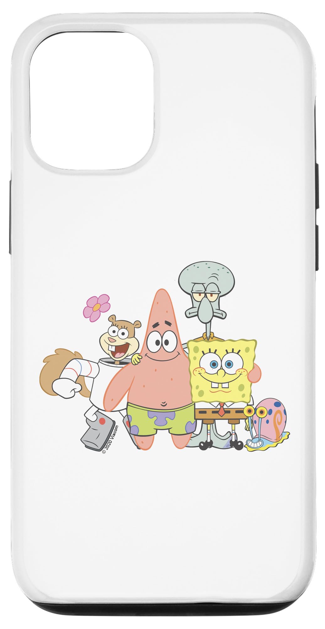 SpongeBob SquarePants iPhone 12/12 Pro Case - Cute Cartoon Character Phone Cover for iPhone 12 & 12 Pro - Durable Protective Case for Daily Use, School, Work & Travel