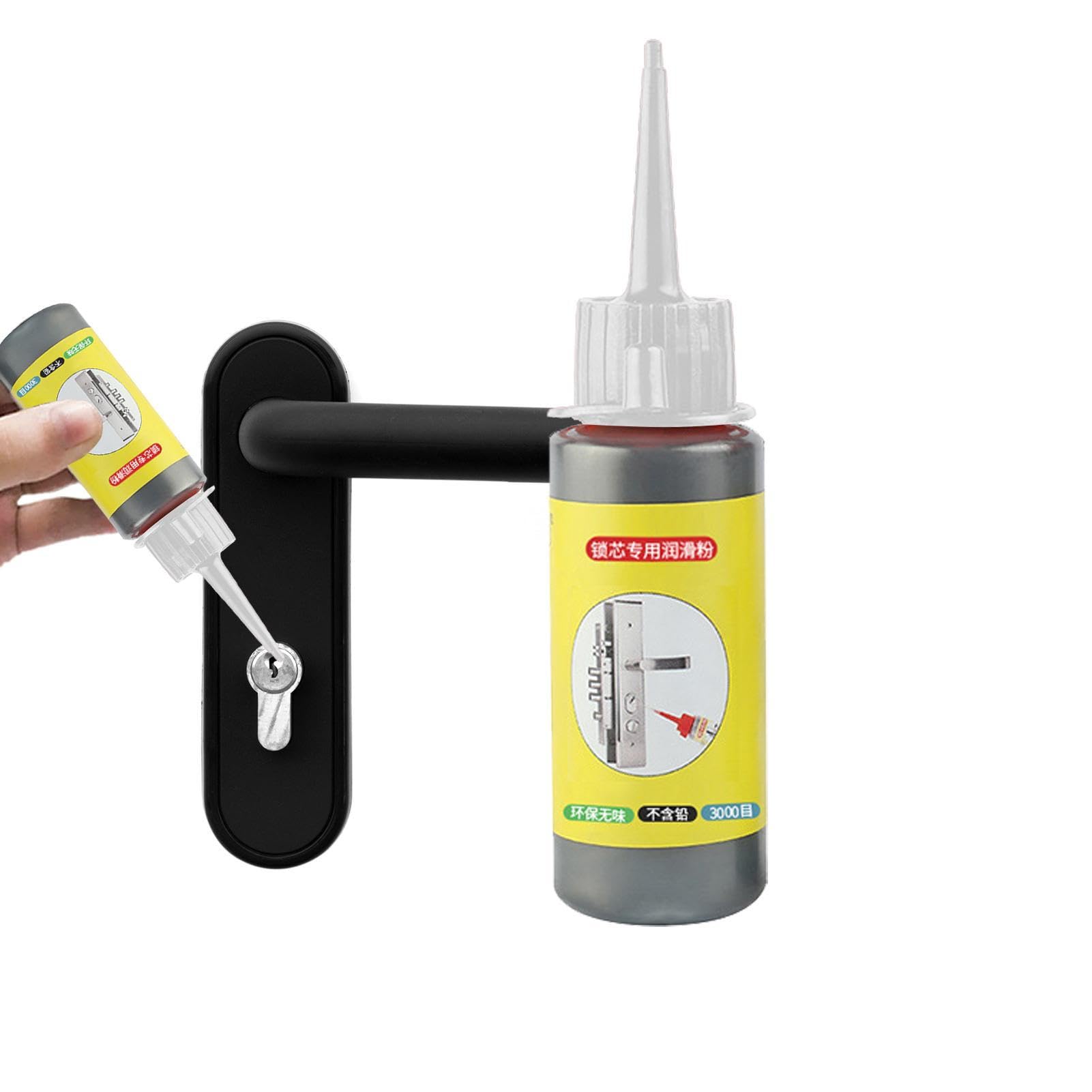 **Graphite Lubricant Powder for Locks & Keys – 60ml | High-Performance Dry Lubricant for Door, Window & Lock Cylinders | Prevents Wear & Extends Lifespan | Ideal for Home, Office & Automotive Use**