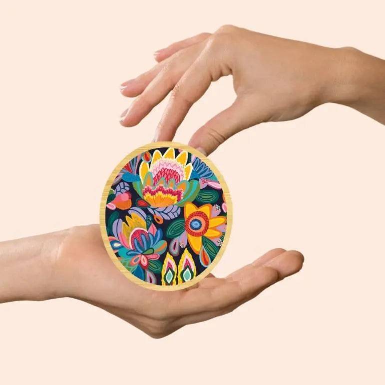 Exquisite Australian Wooden Brooch - Handcrafted Fantasy Floral Pin for Women | Perfect for Weddings, Parties & Fashion Accessories