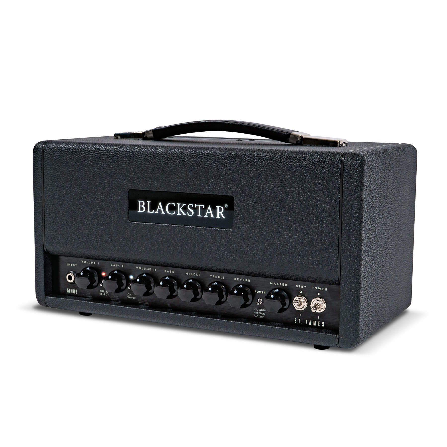 Blackstar St. James 50W Tube Guitar Amplifier Head - Professional Stage & Studio Use for Rock & Blues Musicians