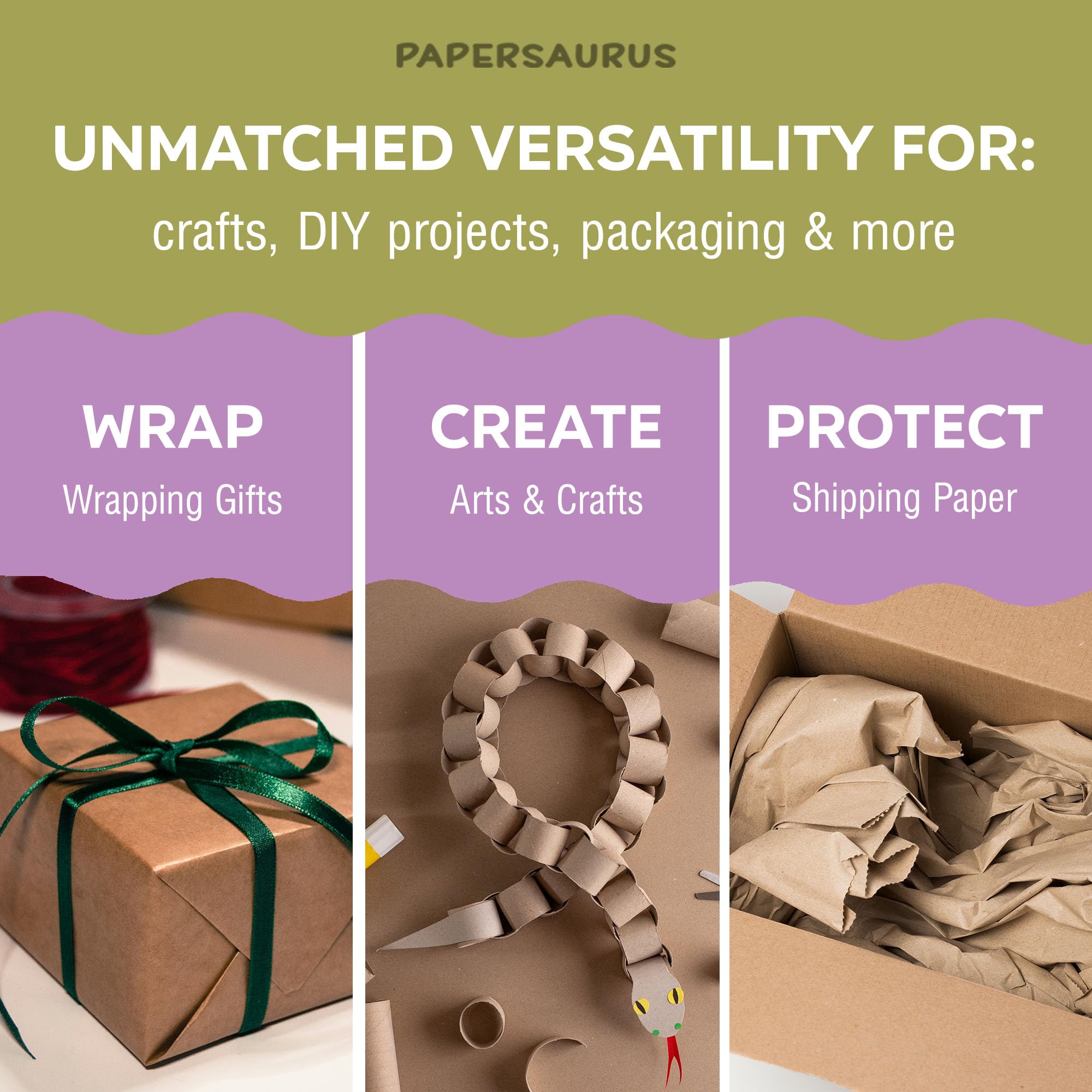 Premium Kraft Brown Paper Roll 30
