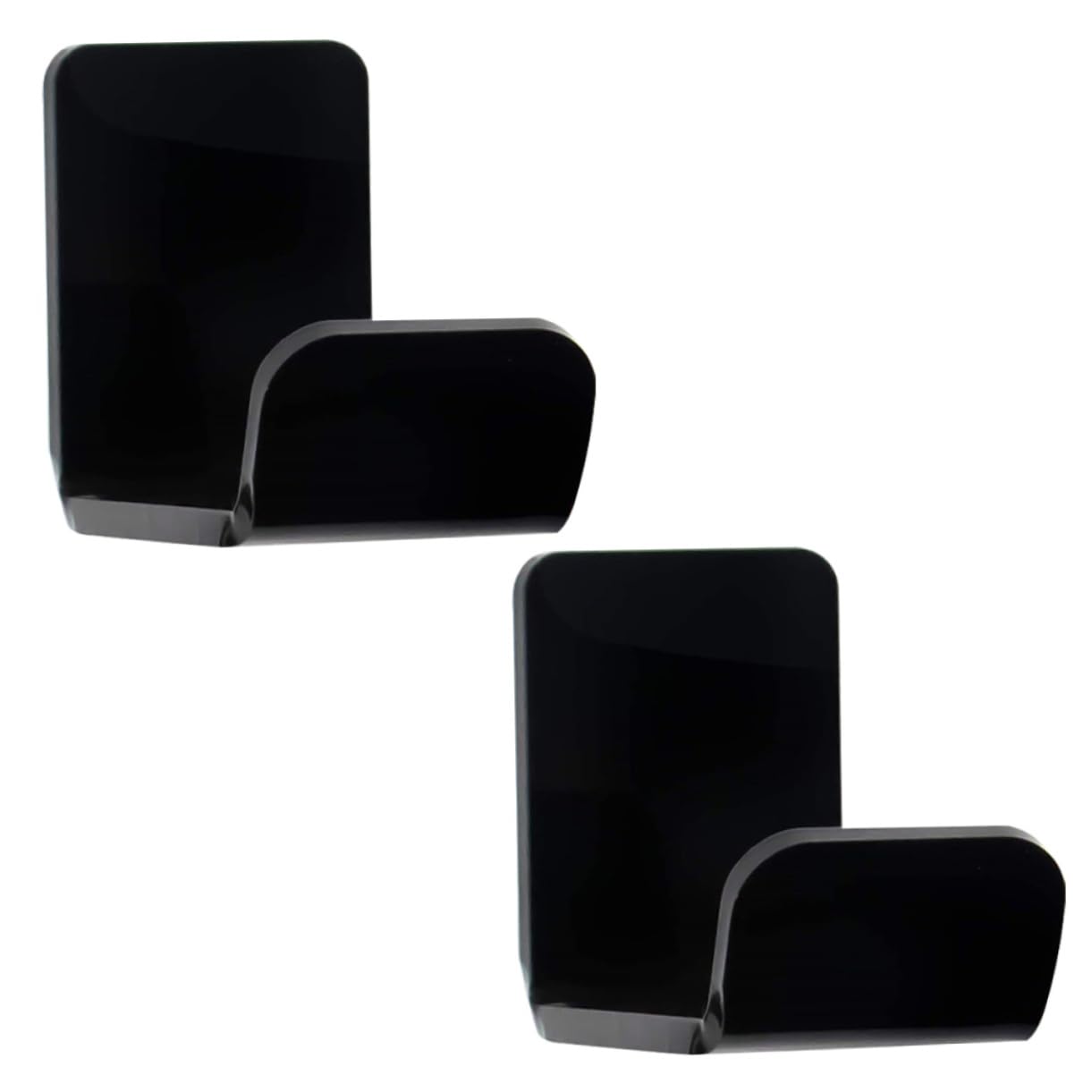 Homoyoyo Wall Mount Headphone Holder Stand - 2 Pack Hanging Headphone Storage Rack for Earphones, Headset Display & Computer Accessories - Perfect for Home, Office & Gaming Setup