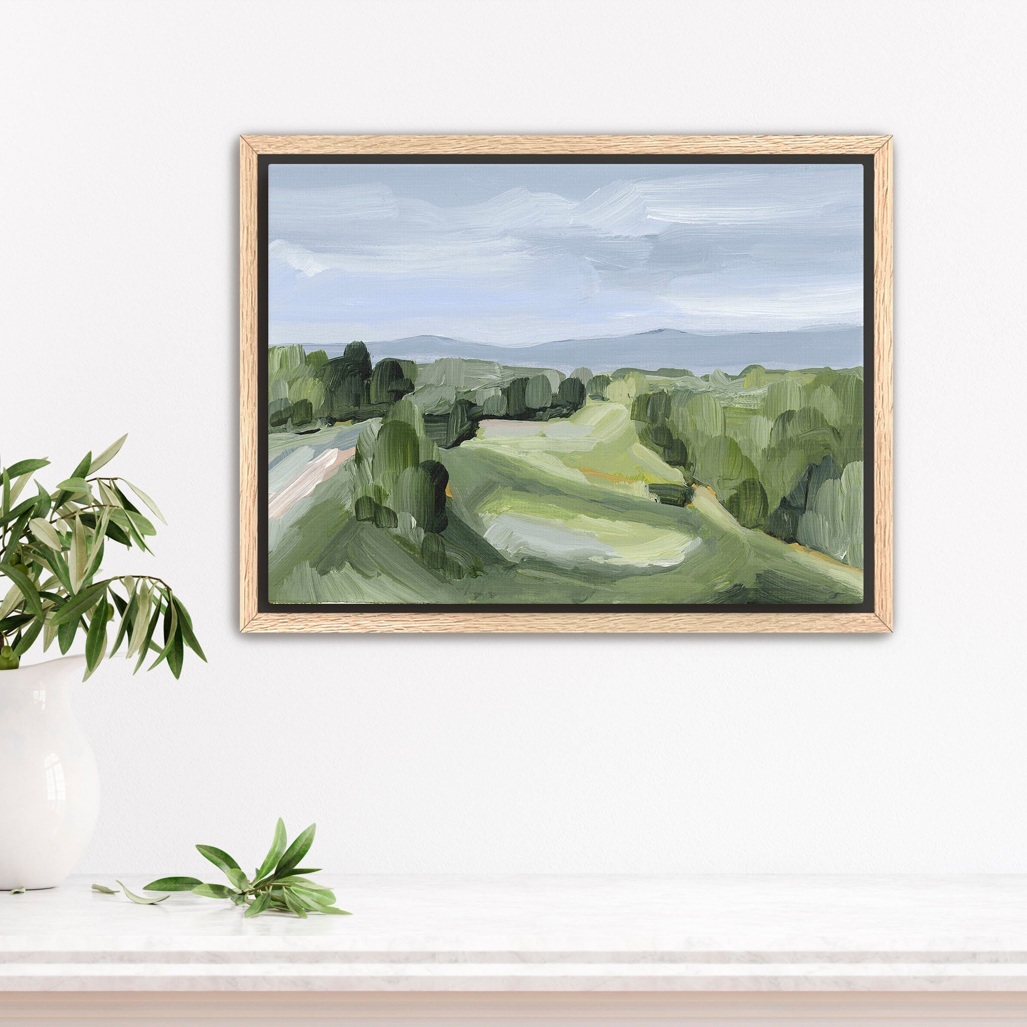 Castle Pines II Art Print - Premium Landscape Wall Decor for Living Room, Bedroom & Office - Nature Inspired Canvas Painting for Home Decor