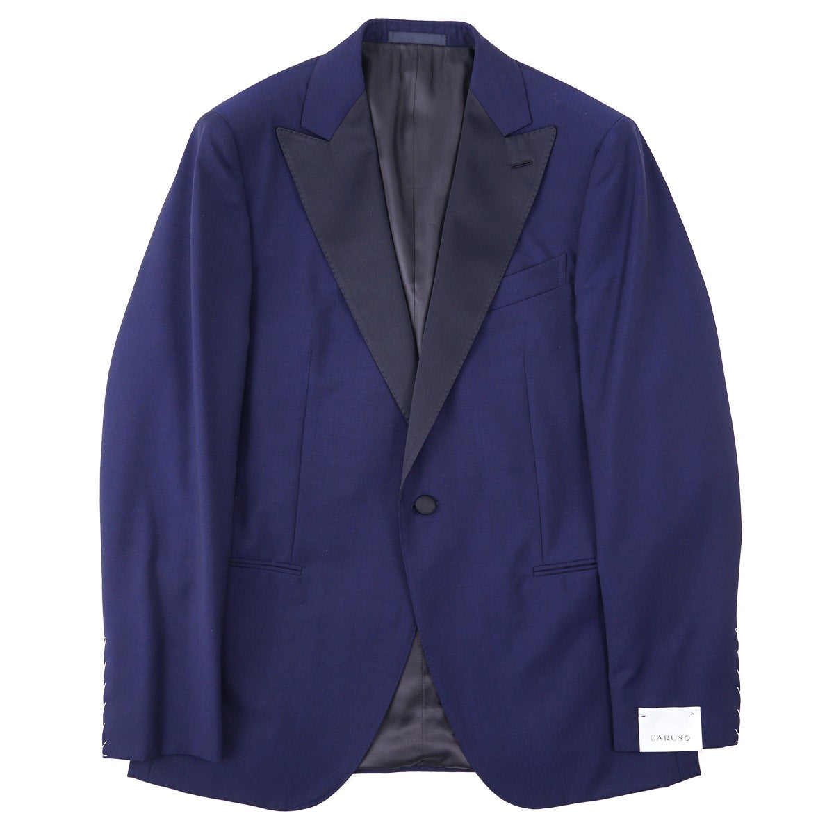 Premium Caruso Wool & Mohair Tuxedo Suit for Men - Elegant Formal Wear for Weddings, Prom & Black Tie Events