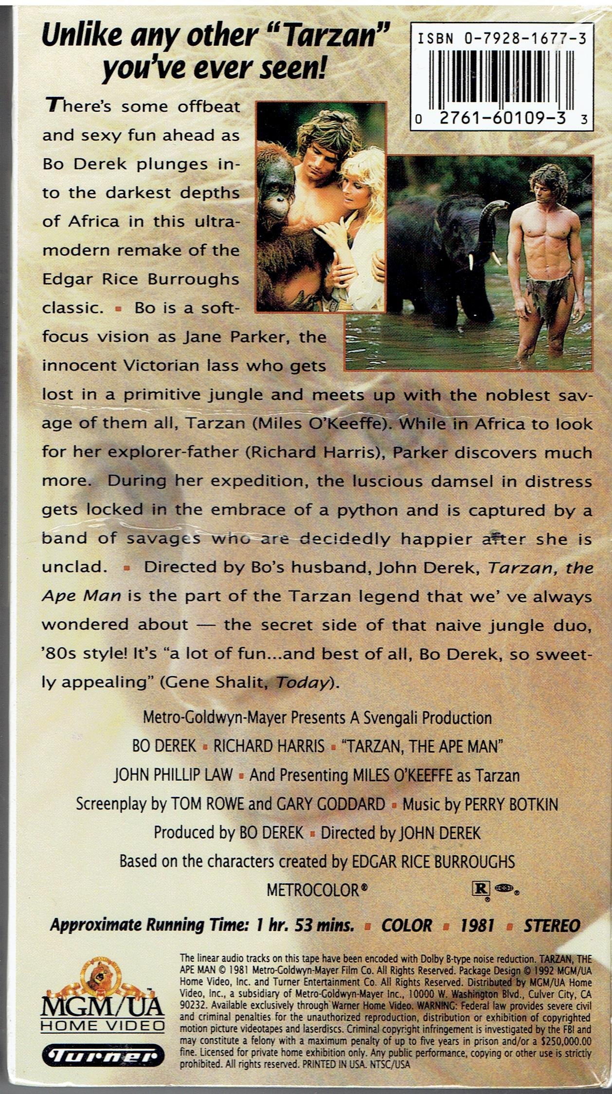 Tarzan the Ape Man (1981) - Classic Adventure Movie DVD - Perfect for Family Movie Nights & Jungle-Themed Parties