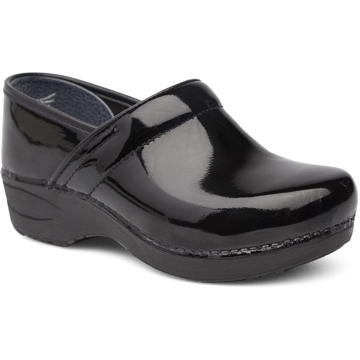 DANSKO XP 2.0 Black Patent Leather Wide Width Professional Clogs - Comfortable Shoes for Nurses, Chefs & Healthcare Workers