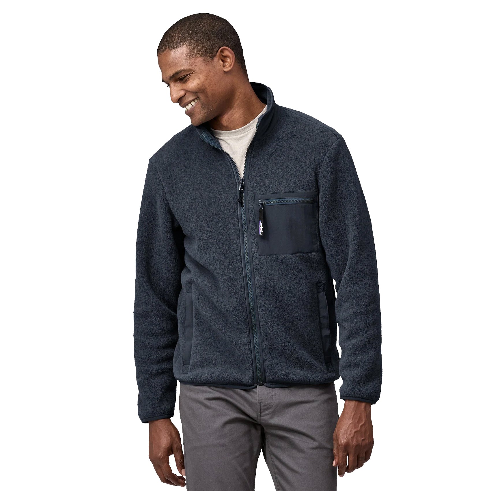 Men's Patagonia Synchilla Fleece Jacket - Lightweight, Warm & Eco-Friendly Outdoor Wear for Hiking, Camping & Casual Use