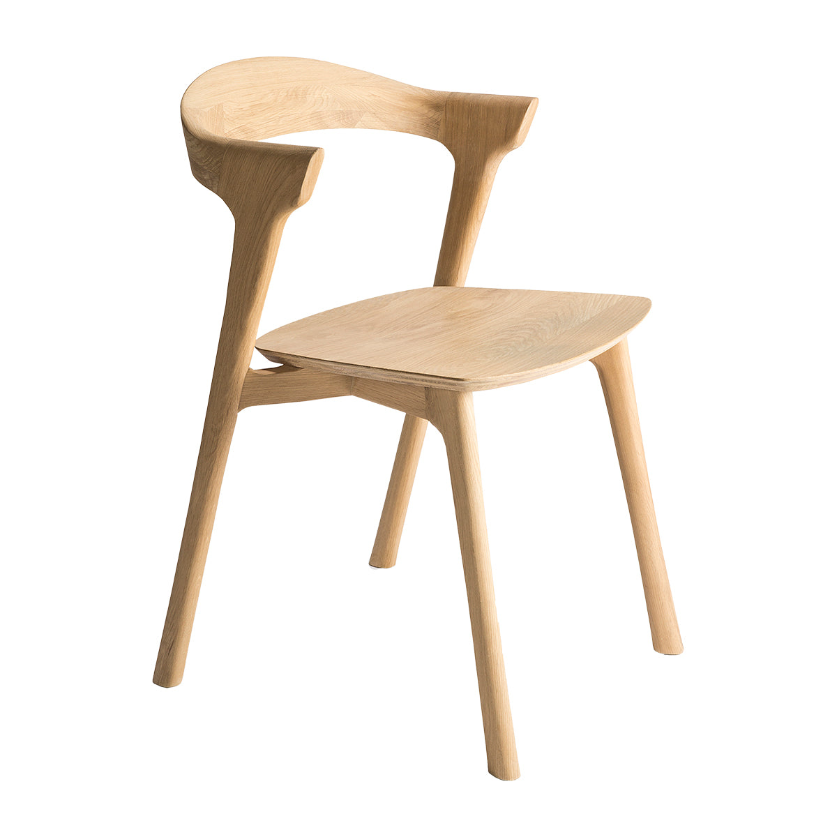 Modern Bok Dining Chair - Solid Wood Kitchen Chairs with Cushion - Comfortable & Stylish for Dining Room, Kitchen, or Breakfast Nook