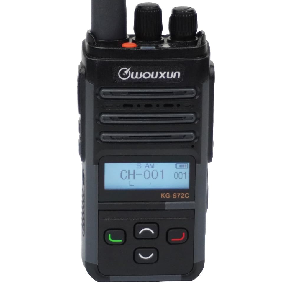 Wouxun KG-S72C Portable Handheld AM/FM CB Radio with USB-C Charging - Long Range Two Way Radio for Truckers, Camping & Emergency Communication