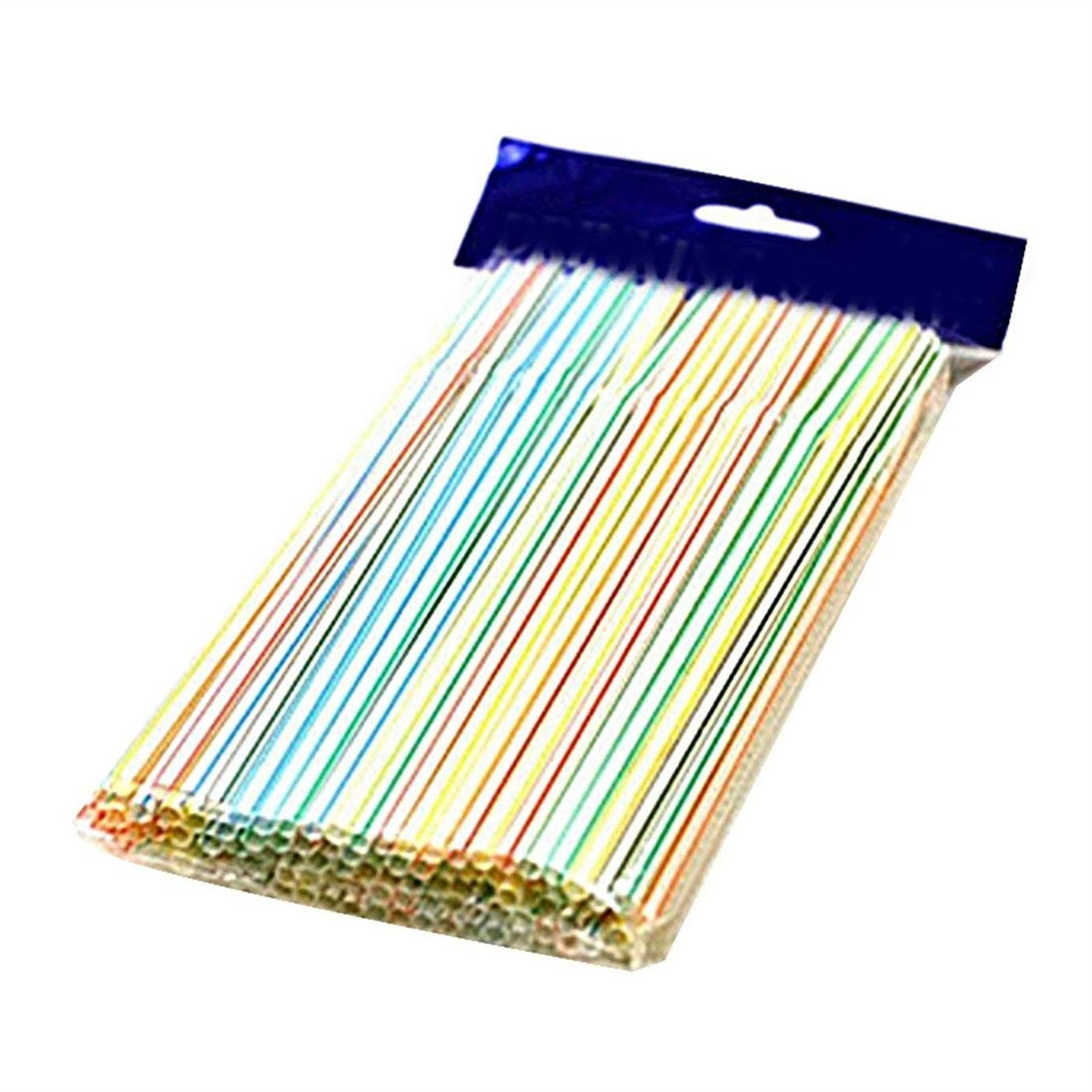 EOINSHOP 100/200/300/500/800/1000 Pcs Colorful Flexible Plastic Drinking Straws - Kinkable Reusable Straws for Smoothies, Cocktails, Tea, Juice | Perfect for Parties, Bars, Restaurants & Home Use