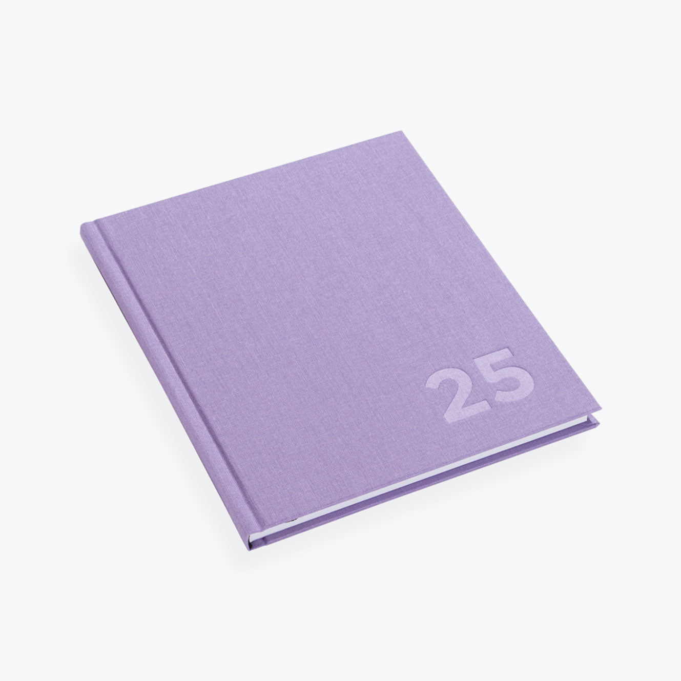 2025 Hardcover Diary - Lavender Floral Design Bookbound Planner for Women | Perfect for Daily Journaling, Work Planning & Personal Organization