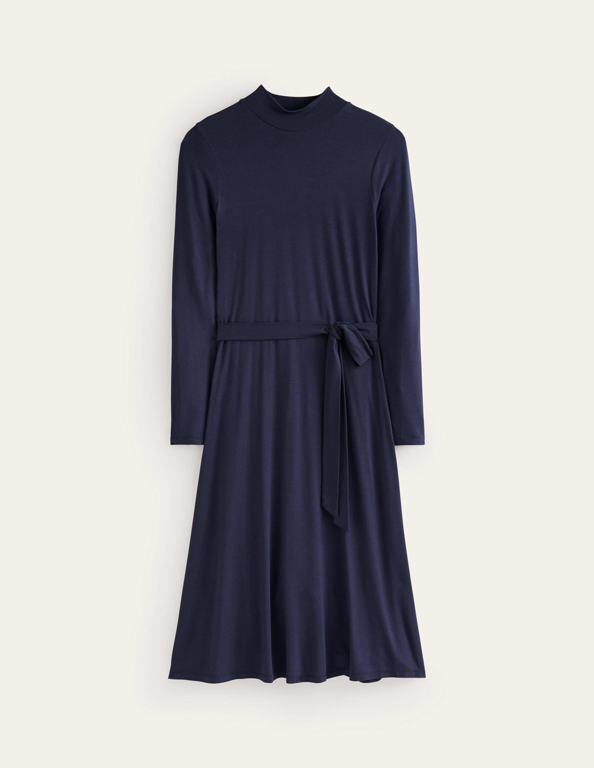 Alberta Jersey Midi Dress for Women - Navy Blue Casual Summer Dress - Perfect for Beach, Vacation & Everyday Wear