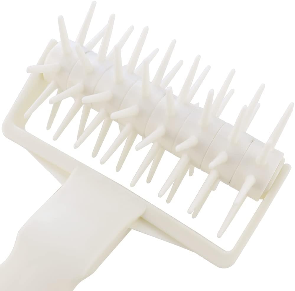 PAUL SONS Dough Docker Roller - Professional Pizza Dough Roller for Perfect Crust, Pastry & Pie Dough - Stainless Steel Baking Tool for Homemade Pizza, Bread & Pastries (1-Pack) - Ideal for Home Bakers & Pizza Enthusiasts