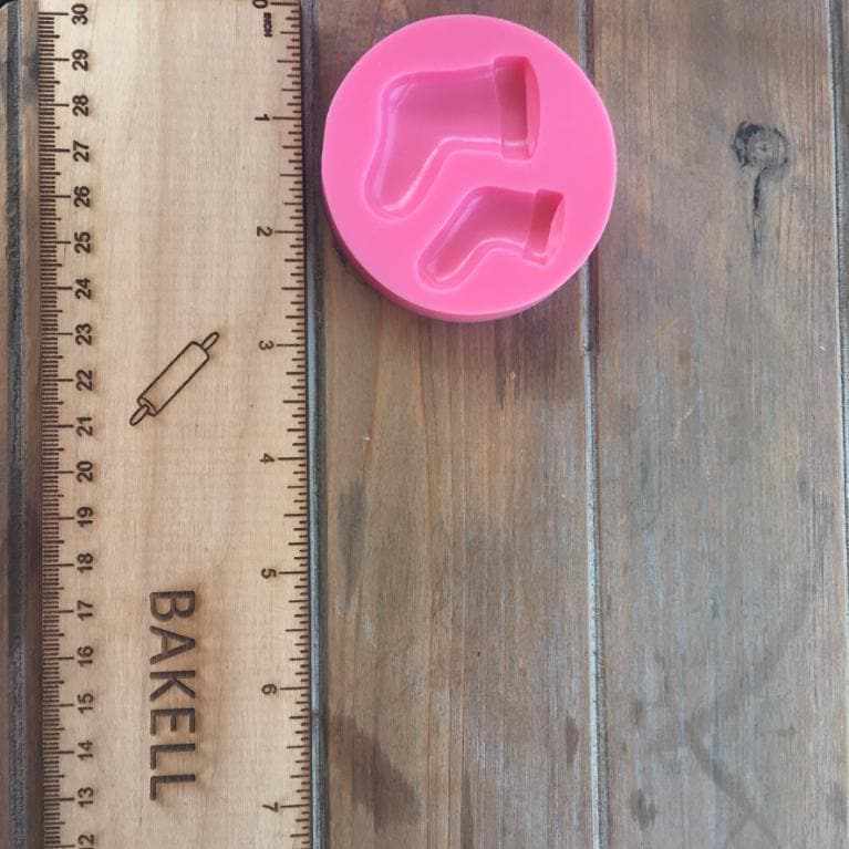 Christmas Stocking Silicone Mold for Baking - 2.75 Inch Holiday Cookie, Chocolate & Candy Molds - Perfect for DIY Christmas Treats, Party Favors and Gift Making