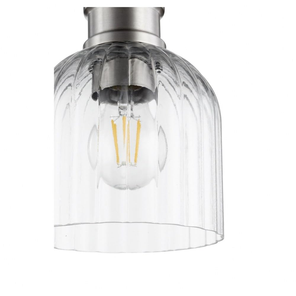 Monarch Collection Black Transitional One Light Pendant 310-6965 - Perfect for Dining Room, Kitchen Island, or Entryway Lighting