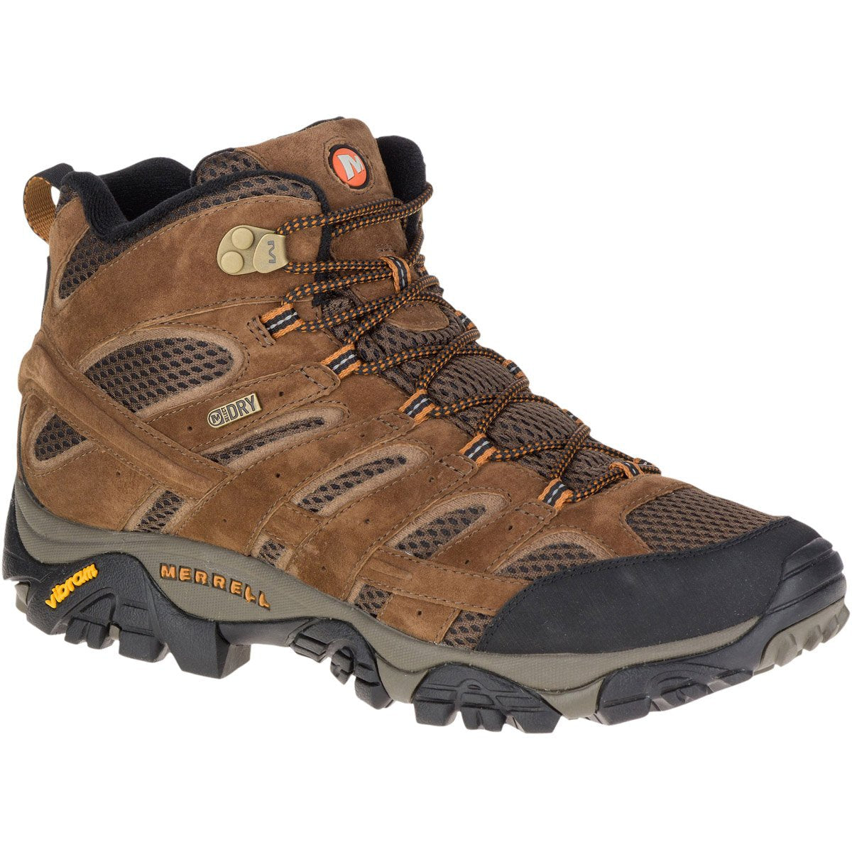 Men's Moab 2 Mid Waterproof Wide Hiking Boots - Durable Outdoor Shoes for Trail Walking & Backpacking Adventures