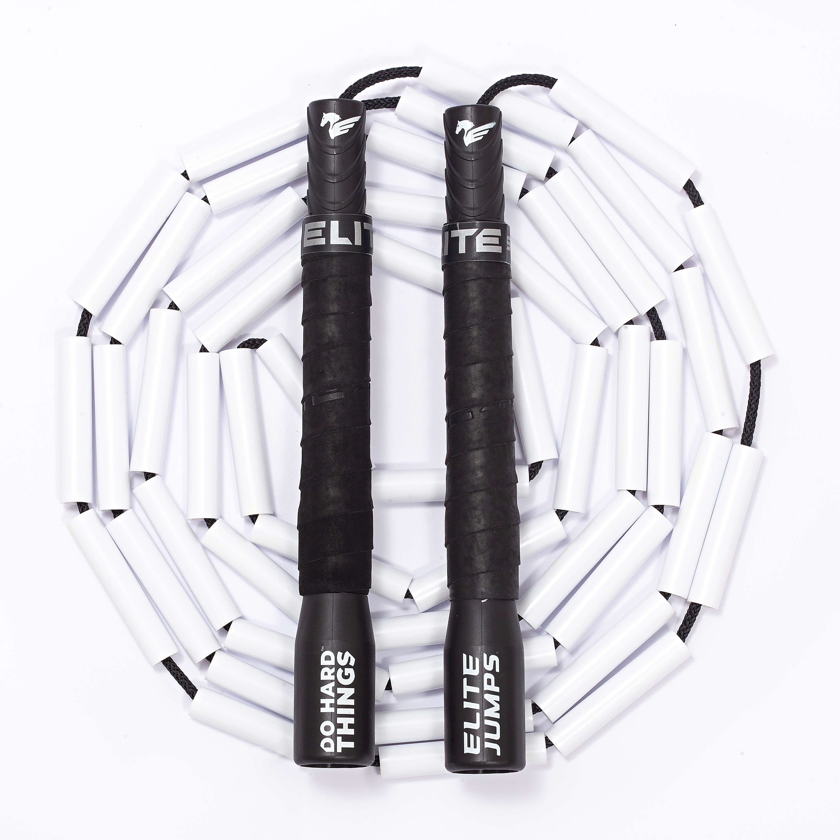 1/2 lb Weighted Jump Rope - Heavy Beaded Skipping Rope for Adults - Cardio Workout, Boxing Training & CrossFit Exercise - Perfect for Home Gym, Fitness Classes & Outdoor Workouts