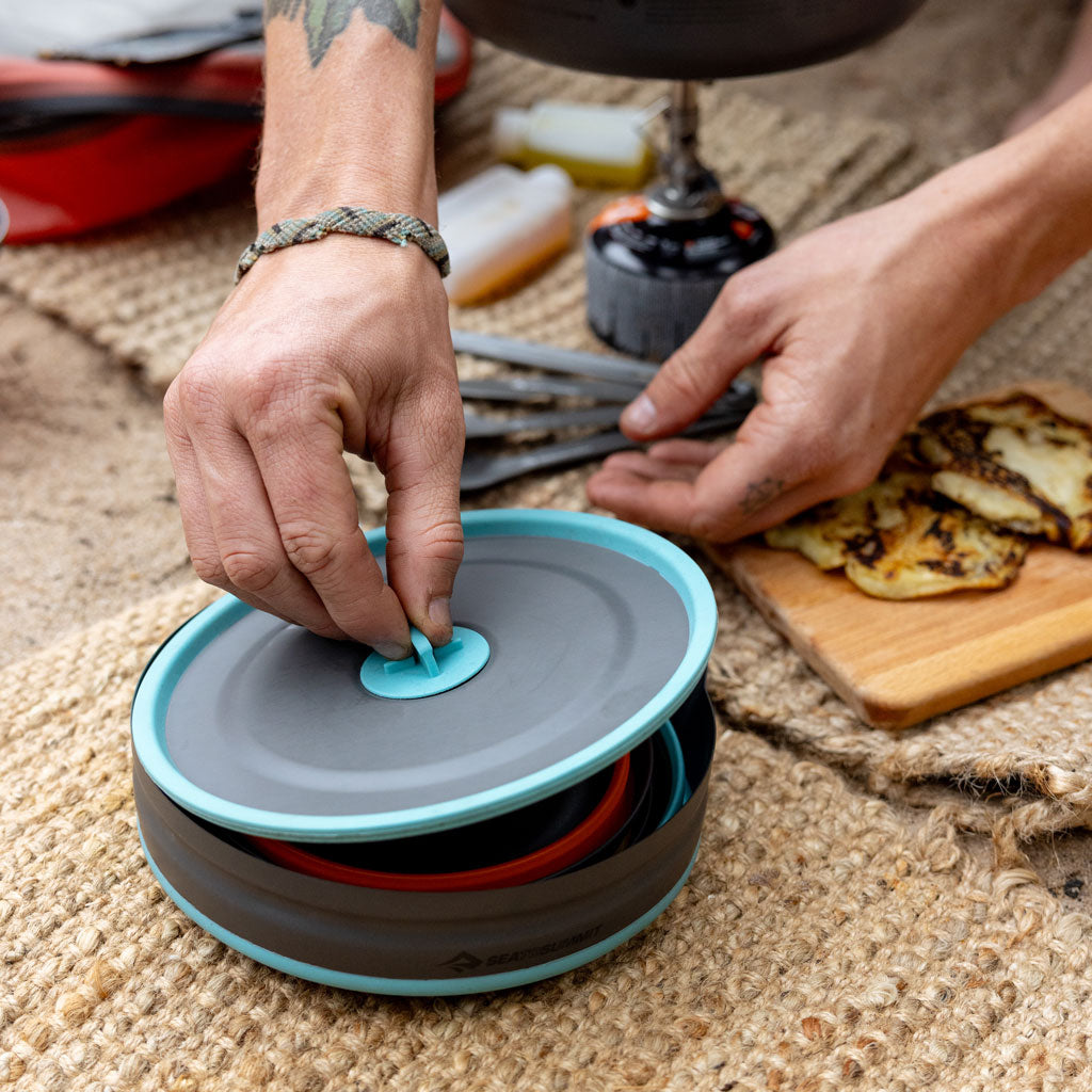 Frontier UL Collapsible One Pot Cook Set - 2.2L Lightweight Camping Cookware for Backpacking, Hiking & Outdoor Adventures