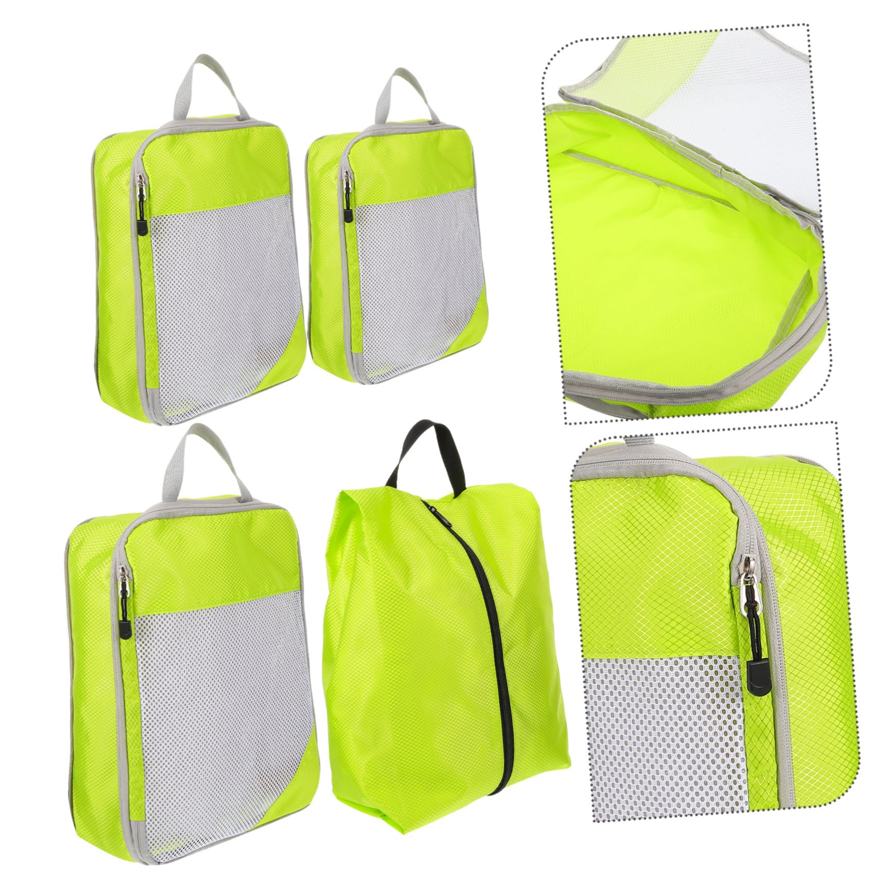 4-Piece Travel Compression Packing Cubes Set - Space-Saving Luggage Organizer for Suitcases & Backpacks | Perfect for Vacations, Business Trips & Camping Gear Organization