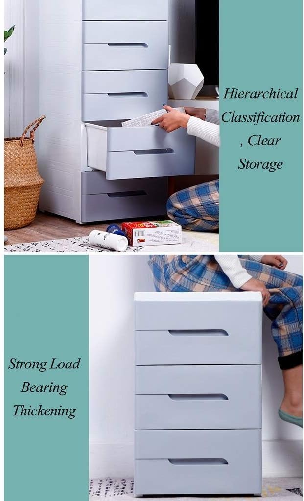 Multi-Layer Storage Bins & Cabinet - 4-Tier Organizer for Home, Office, Closet (Pink) | Space-Saving Solution for Toys, Books & Clothes