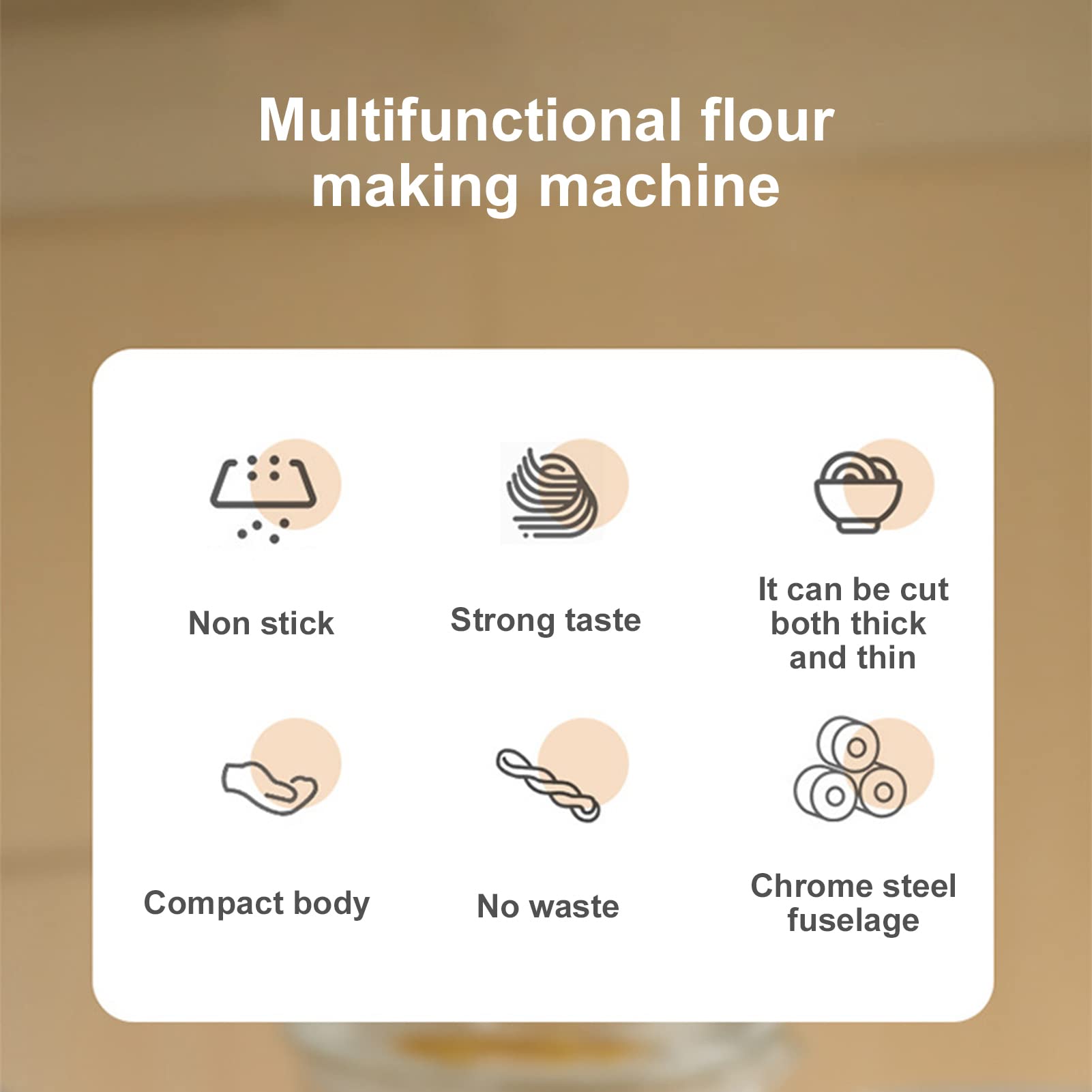 Stainless Steel Manual Pasta Maker Machine - 3 Blade Dough Sheeter for Homemade Noodles, Ravioli & Lasagna | Perfect for Italian Cooking, Restaurant & Home Kitchen Use
