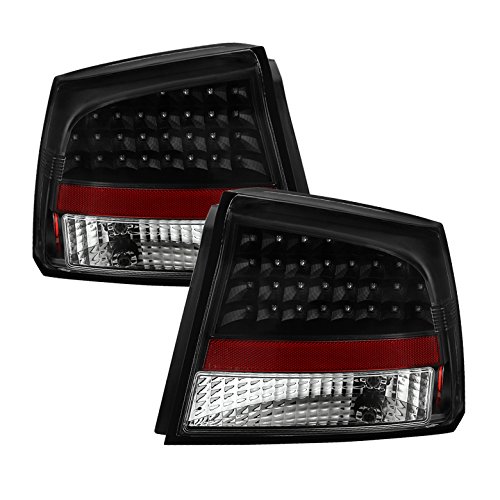 Dodge Charger 2006-2008 LED Tail Lights - Euro Style Red Rear Brake Lamps for Enhanced Visibility & Style | Perfect for Night Driving & Car Customization