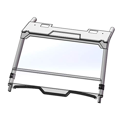 Polaris RZR XP 4 1000 & Turbo Short Front Windshield - Lexan UTV Windshield for 2018-2019 Models - Durable Off-Road Protection for Trail Riding & Desert Adventures